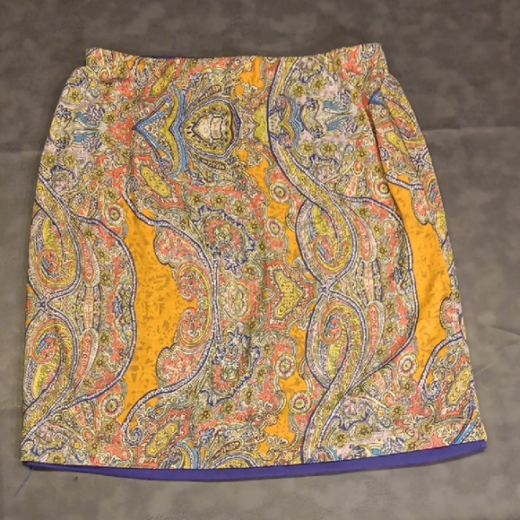 For Cynthia Dresses & Skirts - For Cynthia Multicolor Paisley Mini Skirt
